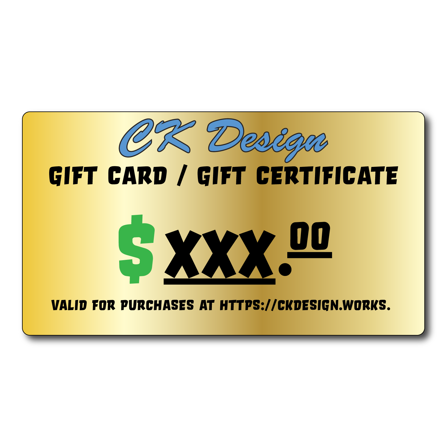 Gift Certificate